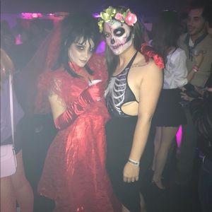 Skeleton One Piece Side Cut Out Bathing Suit